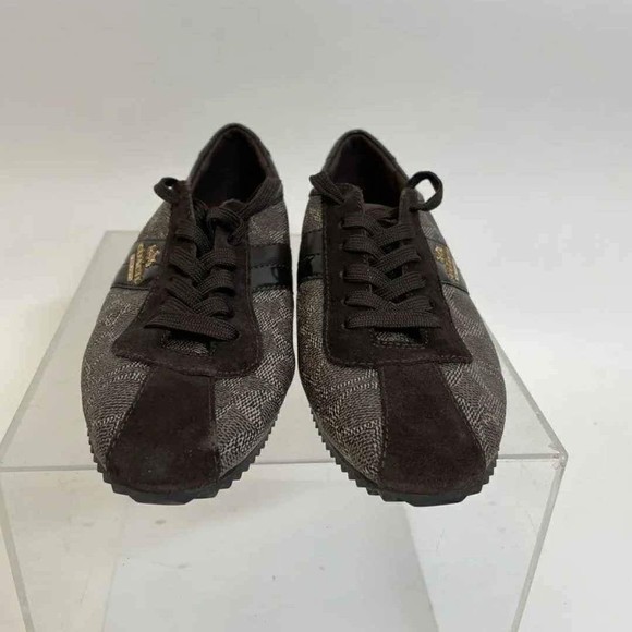 Coach Designer Ny Ivy Sig Peb Women's Brown Casual Sneakers - Size 7.5B - Picture 3 of 7